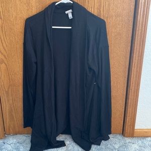Black cardigan